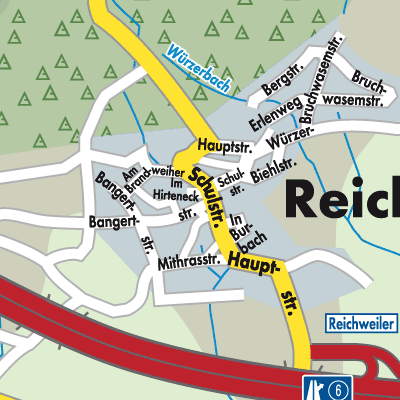 Stadtplan Reichweiler