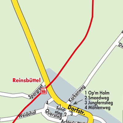 Stadtplan Reinsbüttel