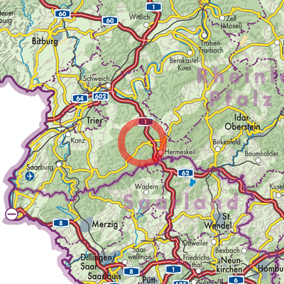 Landkarte Reinsfeld