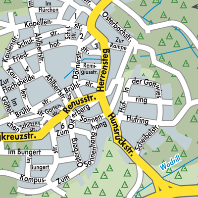Stadtplan Reinsfeld