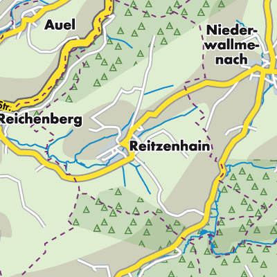 Übersichtsplan Reitzenhain