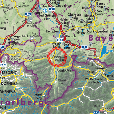 Landkarte Rettenberg