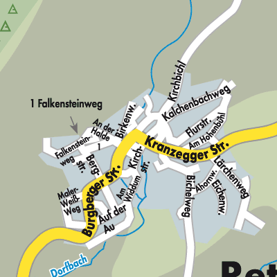 Stadtplan Rettenberg