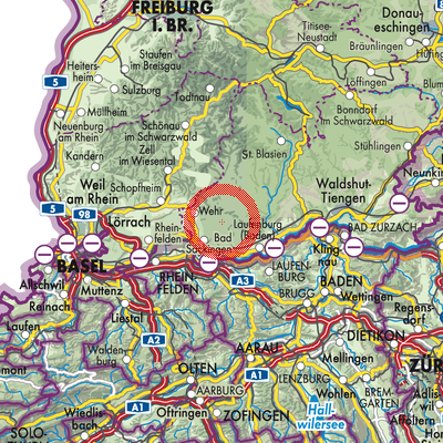 Landkarte Rickenbach