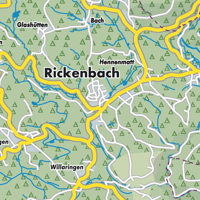 Übersichtsplan Rickenbach