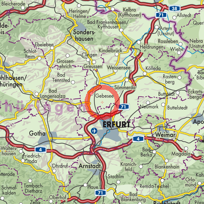 Landkarte Riethnordhausen