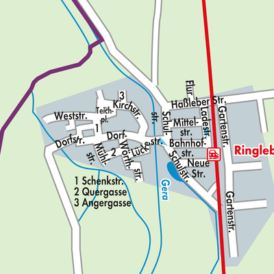 Stadtplan Ringleben