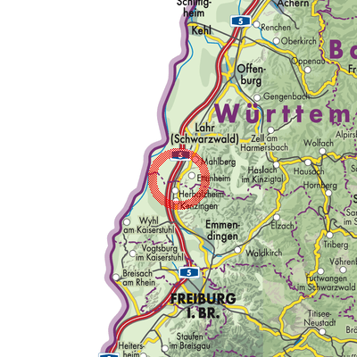 Landkarte Ringsheim