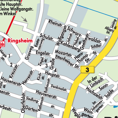 Stadtplan Ringsheim