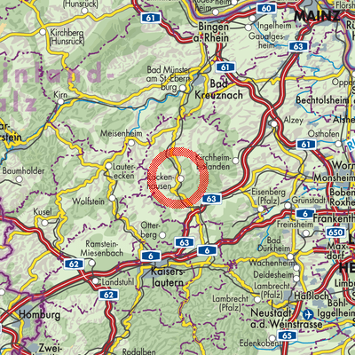 Landkarte Rockenhausen