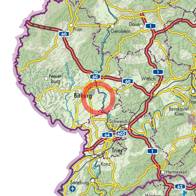 Landkarte Röhl