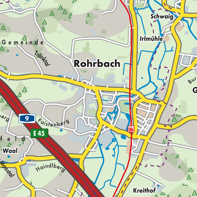 Übersichtsplan Rohrbach