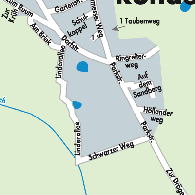 Stadtplan Rondeshagen