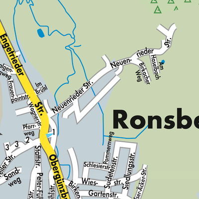 Stadtplan Ronsberg