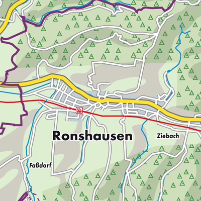 Übersichtsplan Ronshausen