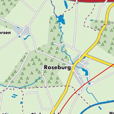 Übersichtsplan Roseburg