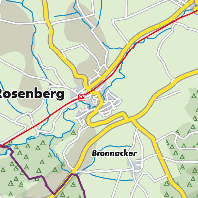 Übersichtsplan Rosenberg