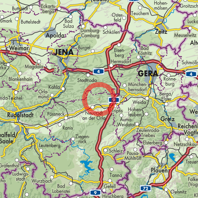 Landkarte Rosendorf