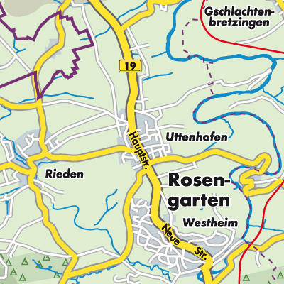 Übersichtsplan Rosengarten