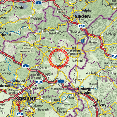 Landkarte Rotenhain
