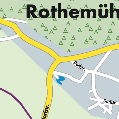 Stadtplan Rothemühl