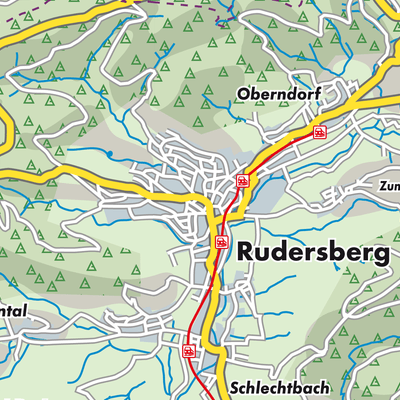 Übersichtsplan Rudersberg