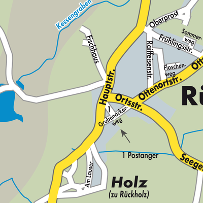 Stadtplan Rückholz