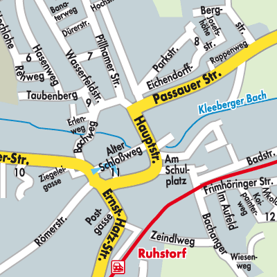 Stadtplan Ruhstorf a.d.Rott