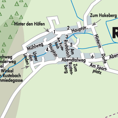 Stadtplan Rustenfelde