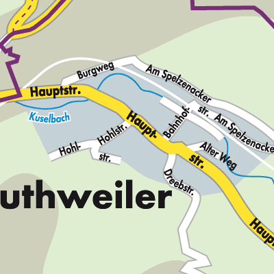 Stadtplan Ruthweiler