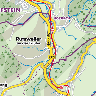 Übersichtsplan Rutsweiler an der Lauter