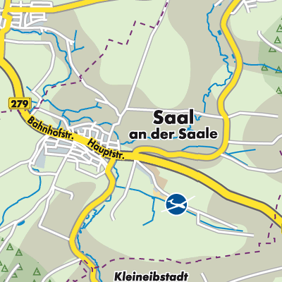 Übersichtsplan Saal a.d.Saale