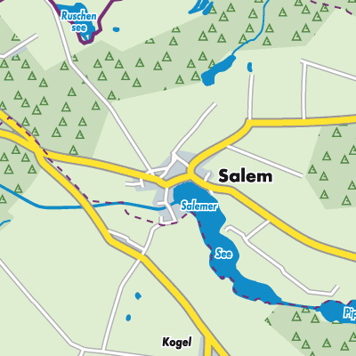 Übersichtsplan Salem