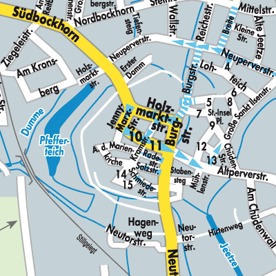 Stadtplan Salzwedel