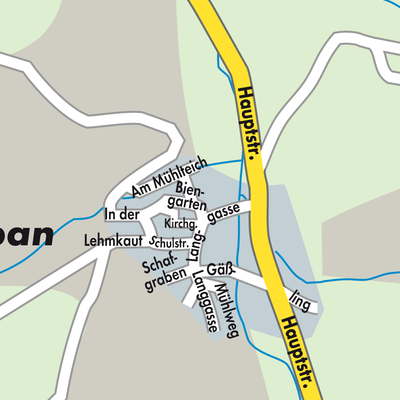 Stadtplan Sankt Alban