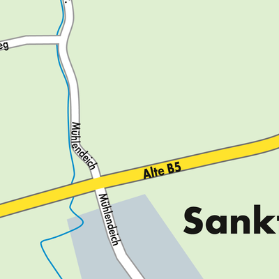 Stadtplan Sankt Annen