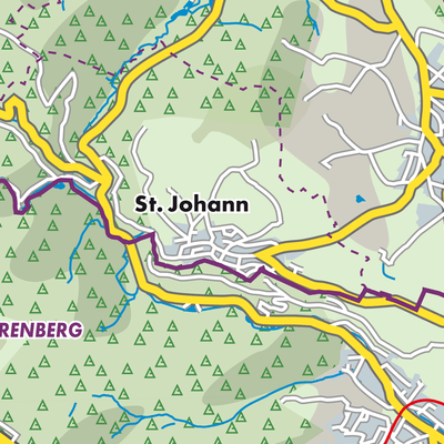 Übersichtsplan Sankt Johann