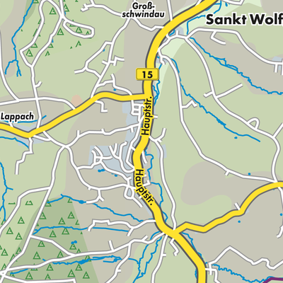 Übersichtsplan Sankt Wolfgang