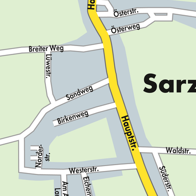 Stadtplan Sarzbüttel