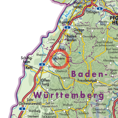 Landkarte Sasbachwalden