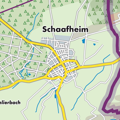 Übersichtsplan Schaafheim