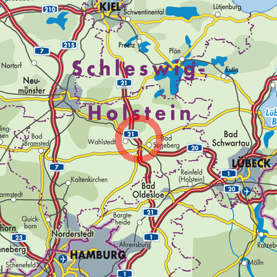 Landkarte Schackendorf
