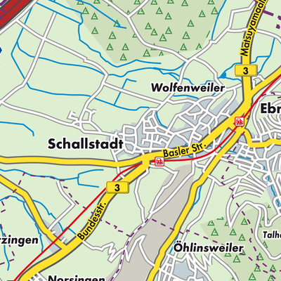 Übersichtsplan Schallstadt