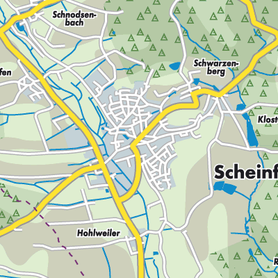 Übersichtsplan Scheinfeld