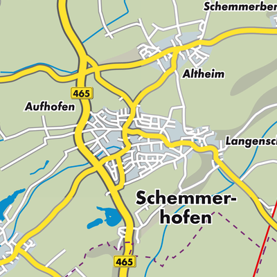 Übersichtsplan Schemmerhofen