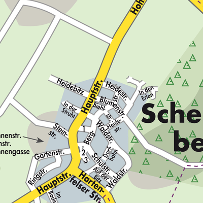 Stadtplan Schenkelberg