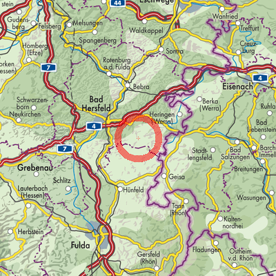 Landkarte Schenklengsfeld