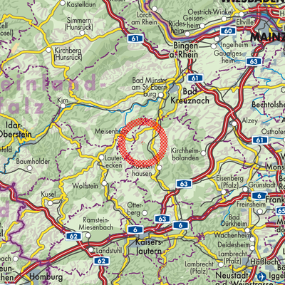 Landkarte Schiersfeld