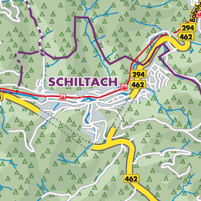 Übersichtsplan Schiltach