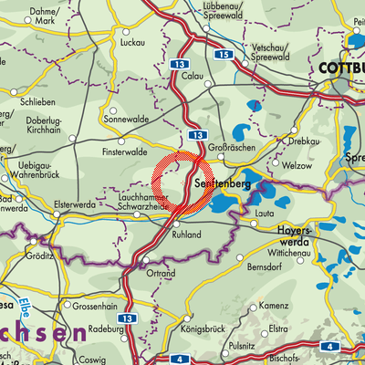 Landkarte Schipkau